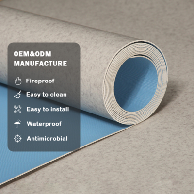 Mua Huaao chống nước 2mm PVC Vinyl sàn cuộn sàn nhựa cho nhà phòng khách nội thất sử dụng 2mm sàn vinyl chống nước sàn cuộn sàn nội thất online manufacture