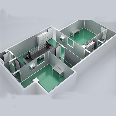 Mua Huuao ISO1-ISO8 Modular Cleanroom for Pharmaceutical Clean Room Partitions 50/75mm Thickness Z Lock EPS Sandwich Panel Cleanroom projects online manufacture