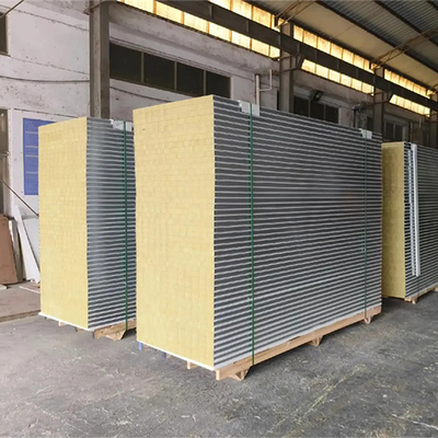 Mua Huaao Fireproof Heat Preservation Sound Insulation Rock Wool Sandwich Panel Wall Roof Sheet Metal Clean Room Panels online manufacture