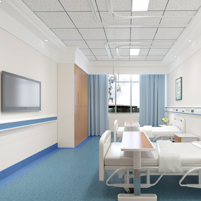 Phương pháp phòng sạch sàn PVC bệnh viện sàn vinyl đồng nhất OEM ODM