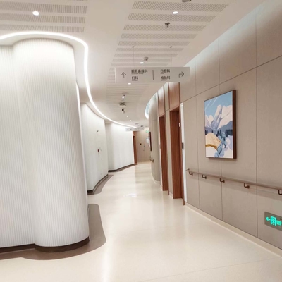 Bệnh viện Trường Văn phòng Phòng sạch sàn PVC nhiều lớp Vinyl Composite Floor Roll