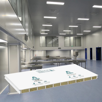 Thiết bị chống cháy được sản xuất bởi Mgo Rock Wool Sandwich Panel