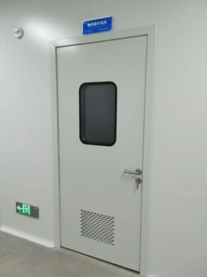 Cửa lơ lửng phòng sạch thép cách nhiệt Cửa an ninh bệnh viện mô-đun đơn