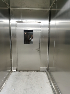 GMP 304 thép không gỉ phòng sạch cửa kim loại swing cửa vào cho bệnh viện