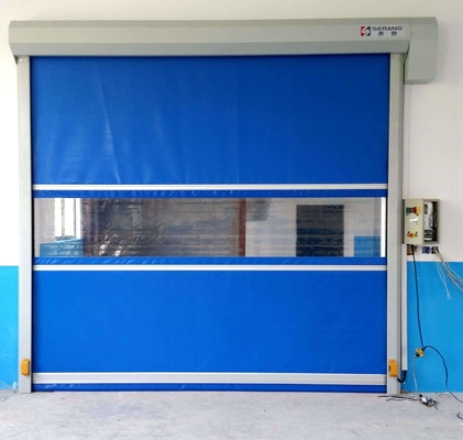 Điện PVC cửa tròn nhanh chống gió cho kho hàng hậu cần