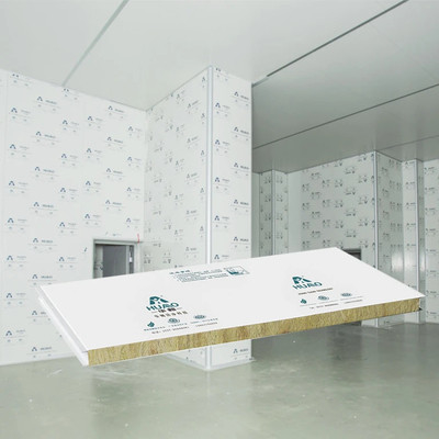 Pu tấm mái nhà tấm đá cách nhiệt Wpc bên ngoài trong nhà thùng thắt âm thanh ống Polyurethane Panel Sandwich