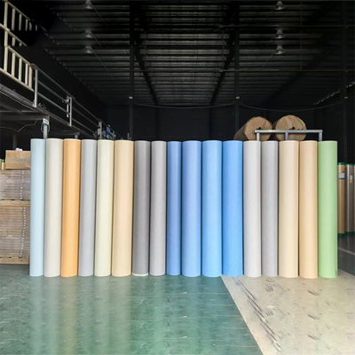 Huaao PVC Vinyl Floor Roll giá rẻ 2mm Homogeneous PVC Linoleum Roll Flooring cho bệnh viện Phòng khiêu vũ Phòng tập thể dục Phòng sạch