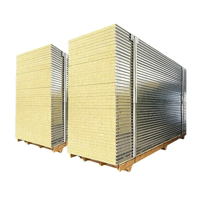 Tấm panel sandwich phòng sạch thép cách âm cách nhiệt Huuao 50mm 75mm 100mm, panel bông khoáng cho nhà kho
