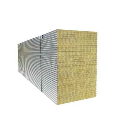 Tấm Rockwool Chống Bụi Cách Nhiệt cho Tường Phòng Sạch HUAAO