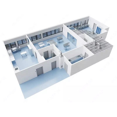 Phòng sạch mô-đun Huuao Iso5 Iso6 Iso7 Iso8 Lớp 100 Phòng sạch mô-đun Tùy chỉnh Dự án chìa khóa trao tay